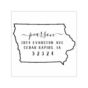 Tampon Auto-encreur Auto-Encrage de timbre d'adresse de retour de