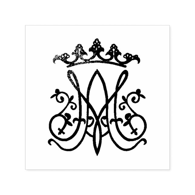 Tampon Auto-encreur Ave Maria Monogram (Design)