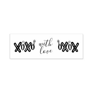 Tampon Auto-encreur Avec Love XOXO auto-incrustation Timbre en caoutch