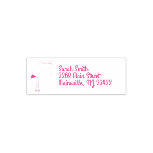 Tampon Auto-encreur Baby shower de cigogne Blue Boy