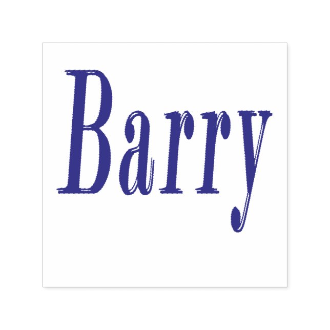 Tampon Auto-encreur Barry, Nom Logo, (Design)