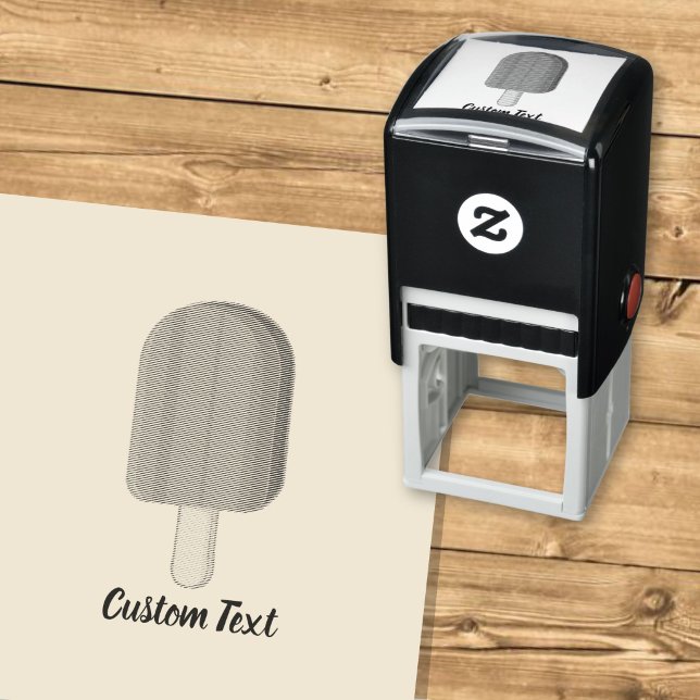 Tampon Auto-encreur Bâtonnet de glace au chocolat (Créateur téléchargé)