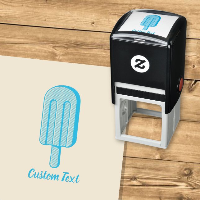 Tampon Auto-encreur Bâtonnet de glace au citron (Créateur téléchargé)