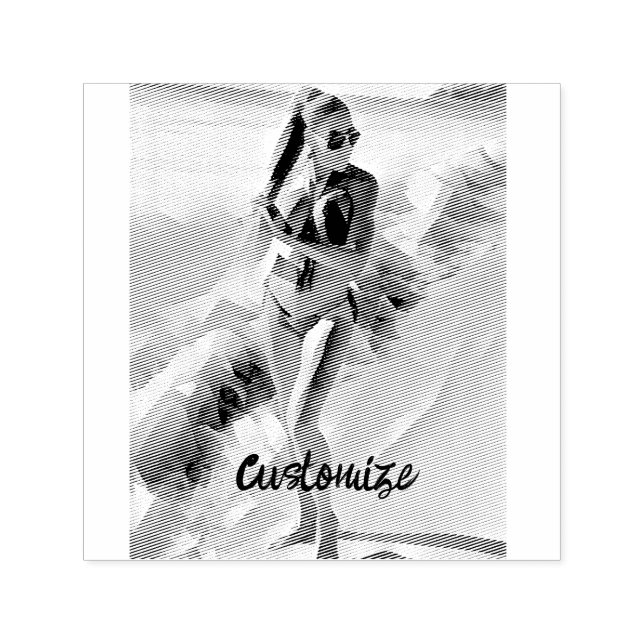 Tampon Auto-encreur Beach Girl Thunder_Cove (Design)