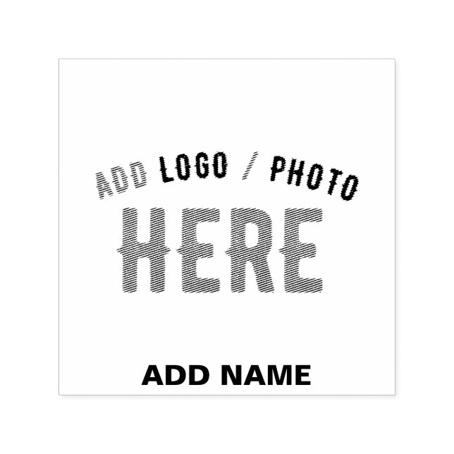 TAMPON AUTO-ENCREUR  BLANC PERSONNALISABLE MODERNE DE MARQUE VÉRIFIÉE S (Design)