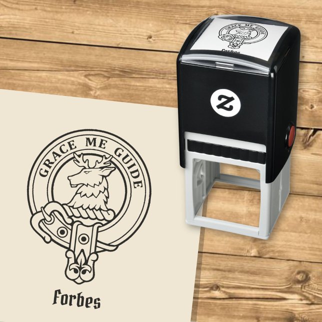 Tampon Auto-encreur Blason de Clan Forbes (Créateur téléchargé)