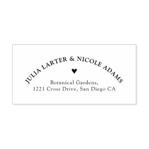 Tampon Auto-encreur Boho de Bourgogne Rose Floral Pampas Mariage