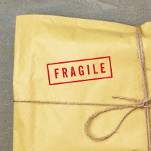 Bordure simple Gras Rouge Fragile