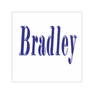 Tampon Auto-encreur Bradley, Nom Logo,