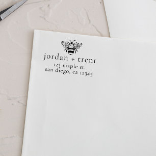 Tampon Auto-encreur Bumble Personnalisé Bee Auto-Encre Adresse de reto