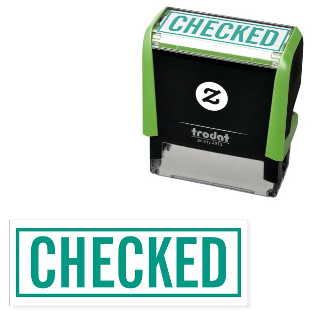 Tampon Auto-encreur bureau - Entreprise vérifiée (En situation)