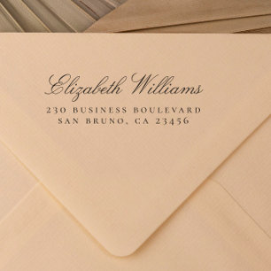 Tampon Auto-encreur Business Office   Adresse de retour du nom personn