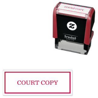 Tampon Auto-encreur Cabinet de droit Avocat Copie judiciaire