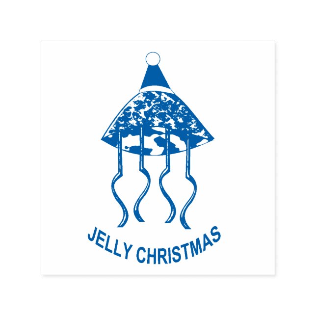 Tampon Auto-encreur Cachet auto-encre de méduse de Noël (Design)