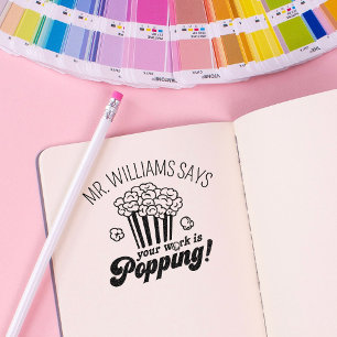 Tampon Auto-encreur Cadeau de l'enseignant personnalisé sur mesure