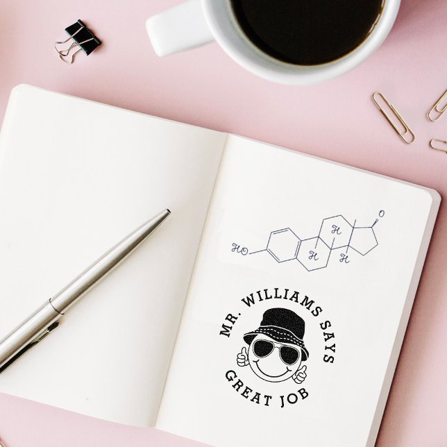 Tampon Auto-encreur Cadeau personnalisé de l'enseignant (Créateur téléchargé)