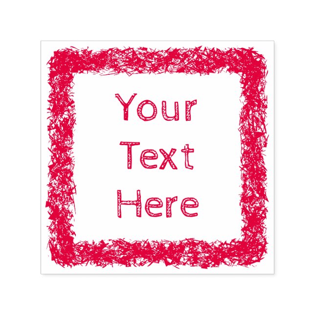 Tampon Auto-encreur Cadre brut (Design)