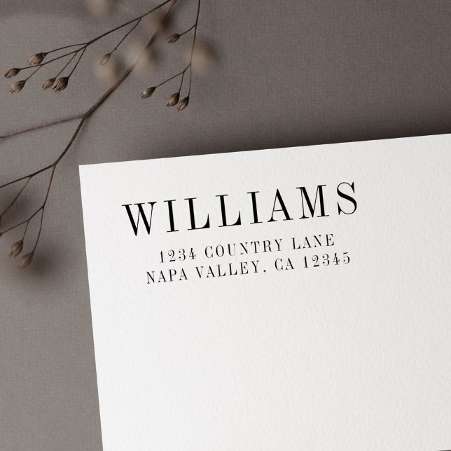 Tampon Auto-encreur Calligraphie simple Créez votre propre (Créateur téléchargé)