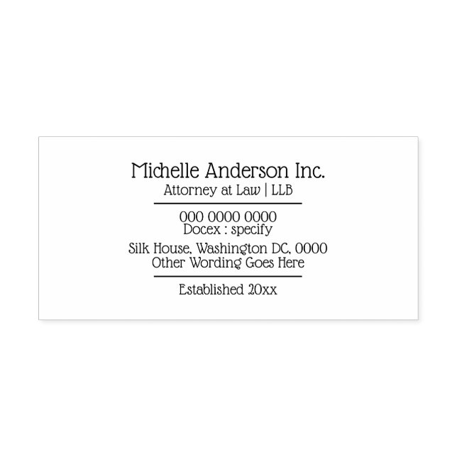 Tampon Auto-encreur Caractéristiques professionnelles do-it-yourself a (Design)