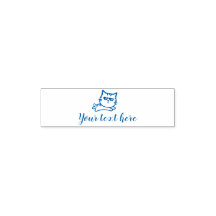Chat mignon avec texte