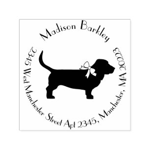 Tampon Auto-encreur Chien de Basset Hound Puppy