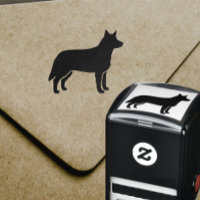 Chien de bétail australien Silhouette Heeler