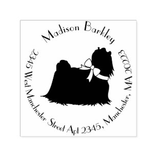 Tampon Auto-encreur Chien maltais chiot
