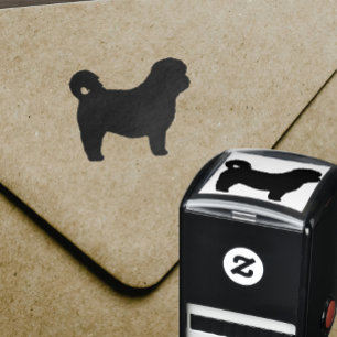 Tampon Auto-encreur Chih Tzu race Chien Silhouette