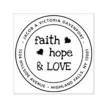 Christian Faith Hope Love Adresse de retour