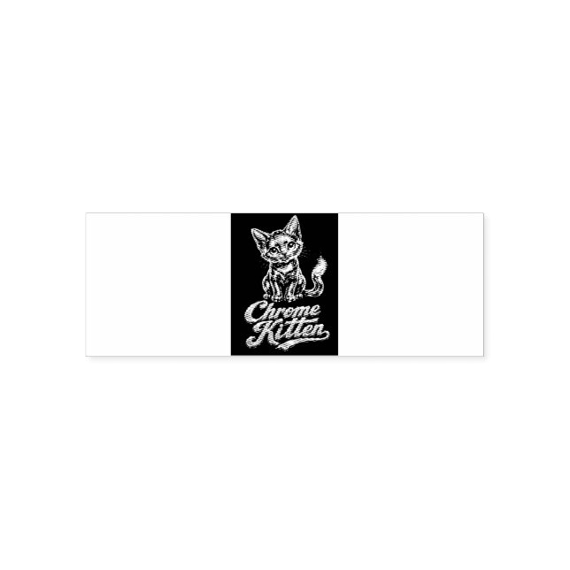 Tampon Auto-encreur Chrome Kitten Stamp Stomper (Design)