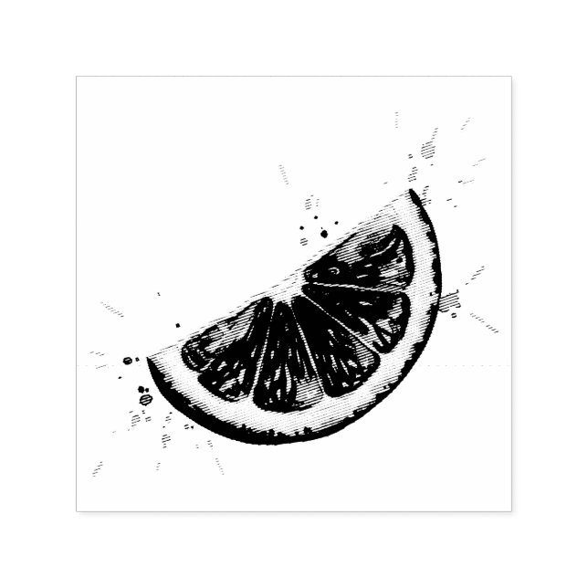 Tampon Auto-encreur Citron (Design)
