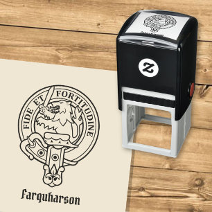 Tampon Auto-encreur Clan Farquharson Crest Timbre auto-encastré