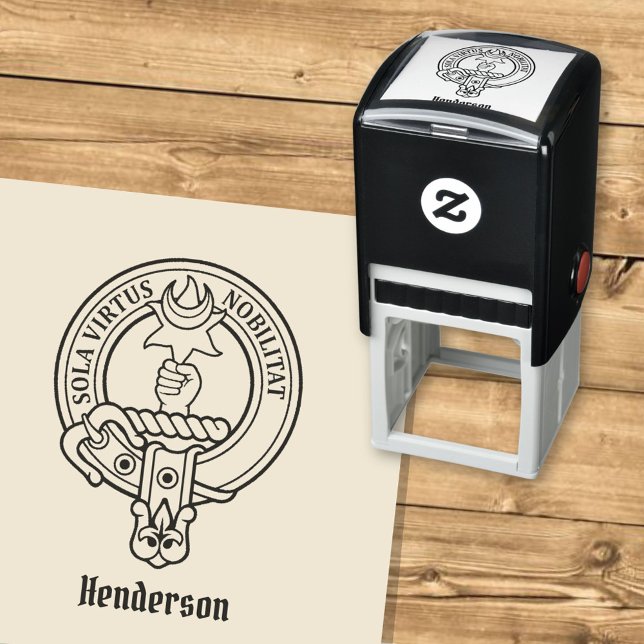 Tampon Auto-encreur Clan Henderson Crest (Créateur téléchargé)