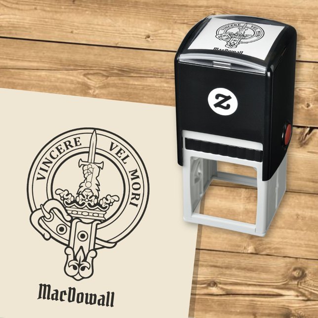 Tampon Auto-encreur Clan MacDowall Crest (Créateur téléchargé)