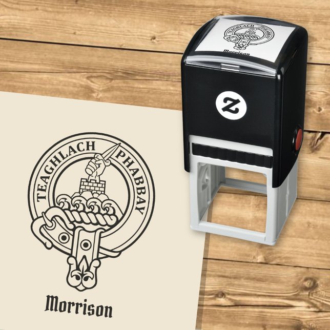 Tampon Auto-encreur Clan Morrison Crest Stamp autoportant (Créateur téléchargé)