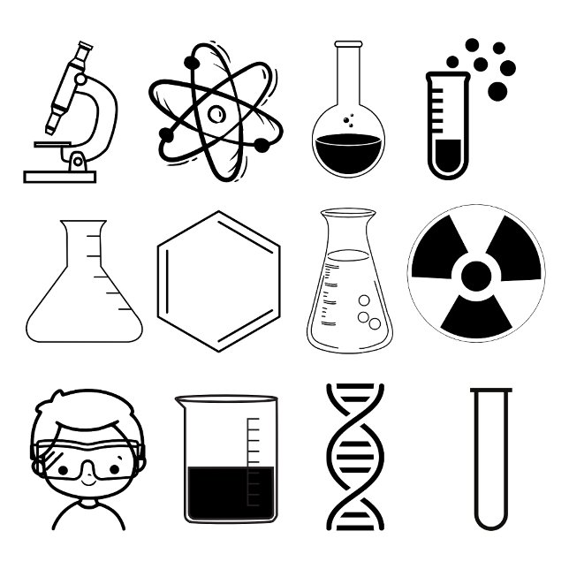 Tampon Auto-encreur Classe de chimie des sciences de l'école (Créateur téléchargé)