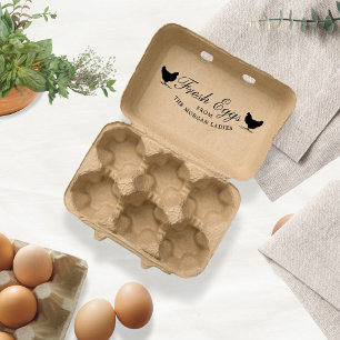 Tampon Auto-encreur Classic Farmhouse   Egg Carton Stamp