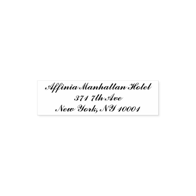 Tampon Auto-encreur Classic Personalized Self Inking Address Stamp Pri (Design)