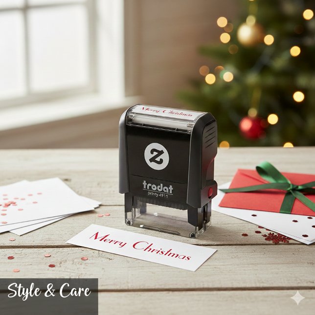 Tampon Auto-encreur Classic Seasonal Emblem Created for (Classic Seasonal Emblem Created for Self-inking Stamp)