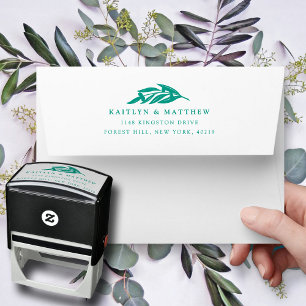 Tampon Auto-encreur Collection de Mariages de Branches d'Olivier