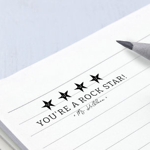 Tampon Auto-encreur Commentaires positifs Vous êtes un professeur supe