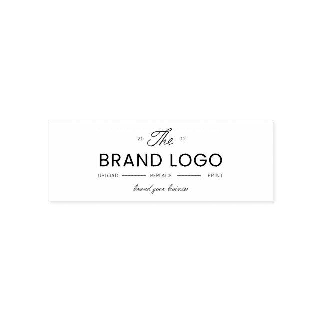 Tampon Auto-encreur Conception de logo de marque moderne ajoutez votre (Design)
