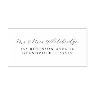 Tampon Auto-encreur Conception scénarisée élégante M&Mme