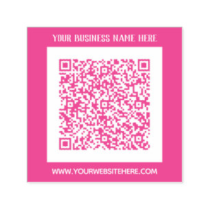 Tampon Auto-encreur Concevez votre propre couleur QR Code auto-encrage