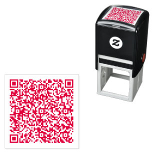 Tampon Auto-encreur Concevez votre propre couleur QR Code auto-encrage