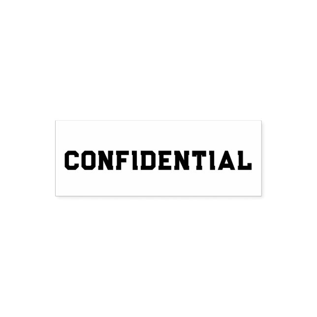 Tampon Auto-encreur Confidentiel (Design)