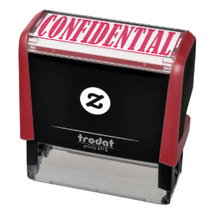 Tampon Auto-encreur Confidentiel Business Office Cadre Simple Word