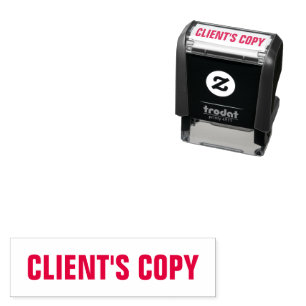 Tampon Auto-encreur Copier le bureau du client Fournit à l'entreprise