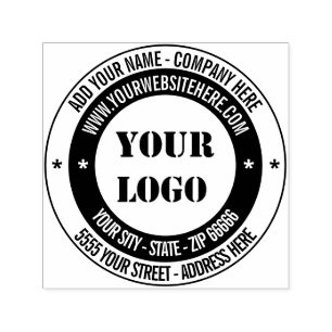 Tampon Auto-encreur Couleurs d'adresse de logo personnalisées Autonomi