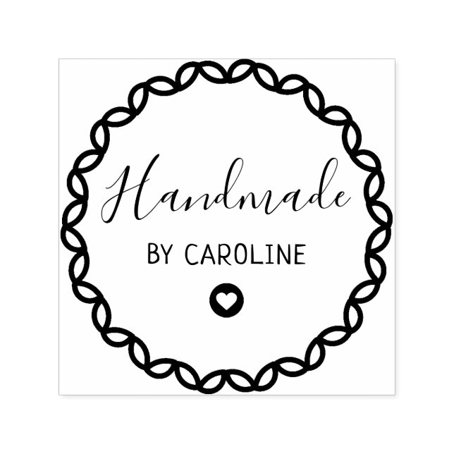 Tampon Auto-encreur courroie géométrique (Design)